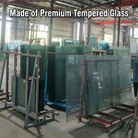 Verre trempé transparent haute résistance Shunhua, personnalisable, multi-usages pour les projets de décoration domestique et commerciale
