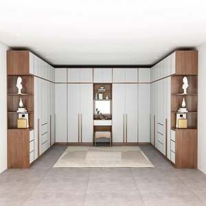 Armoire portable moderne en bois massif personnalisée pour la chambre à coucher Armable Bedroom Cabinet nouvel arrivage - Product Image 6