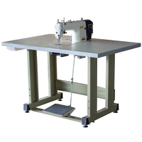 Machine à coudre industrielle à point plat, à aiguille simple, à plat, pour la couture et le surjet, à point plat, d'occasion