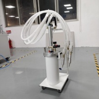 Machine de réparation de pneus à 3 têtes avec réservoir de 2,6 L pour la distribution automatique de colle et de fil de caoutchouc – Équipement de réparation de crevaisons de pneus