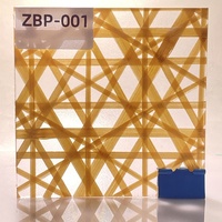 Hoja decorativa de punto de bambú prensado en caliente PETG de 5mm, hojas de plástico especiales con servicios de procesamiento de moldeo de corte
