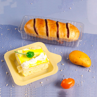 Boîtes d'emballage alimentaire en plastique transparent jetables et recyclables personnalisées OEM/ODM pour pâtisseries, gâteaux, pains, mille-crêpes, mousses