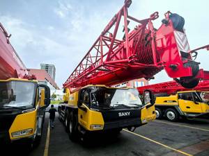 Grue tout terrain Sany SAC1300T2 de 2021 à 2020 tonnes utilisée avec composants de base, boîte de vitesses, pompe à moteur PLC - Product Image 6