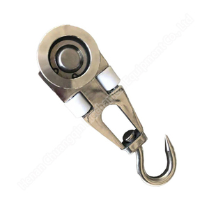 Ganchos colgantes de carcasa de riel de tubo Gancho de cerdo Ganchos de polea colgantes de carne para ganado vacuno - Product Image 3