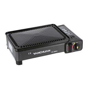 Parrilla de barbacoa de butano ligera portátil para acampar al aire libre Diseño de metal automático simple para aventuras en el desierto y campings - Product Image 2