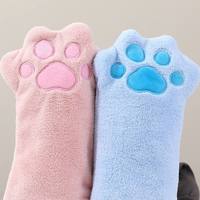 Gant de toilettage réutilisable en microfibre absorbante à séchage rapide et facile à nettoyer pour chiens et chats – Idéal pour le dropshipping