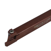 Porte-outil de rainurage frontal en acier à ressort KGMR1212K2 125H pour tour CNC, compatible avec les plaquettes GMM pour le rainurage frontal des métaux