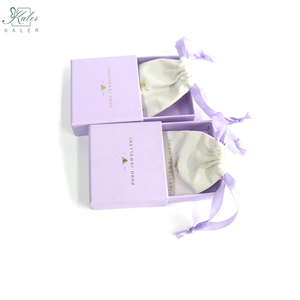 Sac cadeau en papier violet de luxe avec impression dorée de haute qualité, nouveau design, emballage personnalisé - Product Image 6