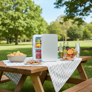 All'ingrosso nuovo stile 10L <span class=keywords><strong>piccole</strong></span> <span class=keywords><strong>dimensioni</strong></span> frigorifero più fresco e più caldo per la cura della pelle Mini frigo per la birra bevanda - Product Image 1