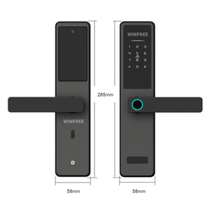LONGTERM Mobile Control Intelligentes Türschloss Ttlock App Home Elektronisches <span class=keywords><strong>Digital</strong></span> schloss Biometrischer Finger abdruck Intelligente Türschlösser - Product Image 4