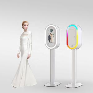 Máquina de fotomatón portátil ovalada de nueva tendencia 2024 Compre una máquina de fotomatón con anillo de luz RGB - Product Image 5