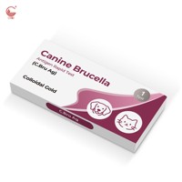 Kit de test rapide de la Brucella canine pour les cliniques vétérinaires et les éleveurs, dépistage pré-maternité, sérum/sang total, 10 min, ISO13485, commande en gros