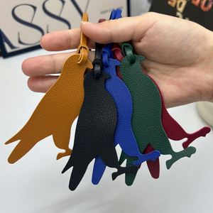 Cute Bird Shape <b>Bag</b> <b>Charm</b> PU Leather Animal Pendant for Car Handbag Multi Color <b>Bag</b> Decoration & Keyring Pendant Gift - Product Image 3
