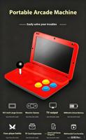 Console de jeu classique S A13, batterie 3D 4000 mAh, machine de jeu rétro, lecteur de jeux de combat A13, écran LCD HD 10,1'', joystick d'arcade