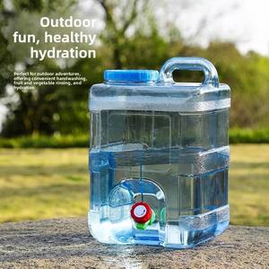 Réservoir d'eau en PC de qualité <span class=keywords><strong>alimentaire</strong></span> avec robinet |   Seau à eau portable pour le <span class=keywords><strong>camping</strong></span> de 5L à 25L |   Bidon en plastique sans BPA pour usage extérieur - Product Image 2