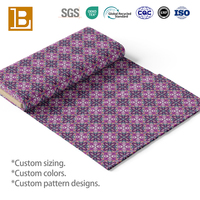 Kain Cetak Digital Bunga Mandala Abstrak Vintage BILU, Kain Poplin Katun 100% 80S yang Dapat Disesuaikan untuk Gaun Wanita