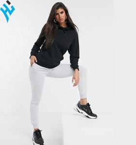Alta calidad mujeres algodón poliéster pulóver Sudadera con capucha en blanco al por mayor personalizado grueso algodón sudaderas con capucha moda manga larga mujeres - Product Image 4