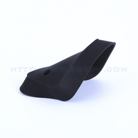 Moule de moulage par injection de caoutchouc silicone vulcanisé sur mesure, couvercle en caoutchouc gris avec trou