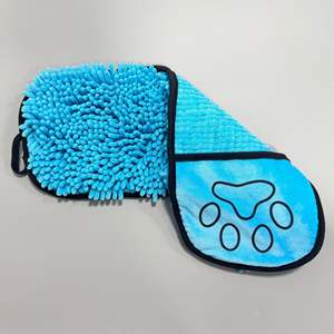 ผ้าขนหนูอาบน้ำดูดซับน้ำได้ดีวัสดุกำมะหยี่ทำจากโพลีเอสเตอร์สำหรับสัตว์เลี้ยงผ้าขนหนูอาบน้ำสำหรับสุนัขและแมว - Product Image 6