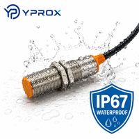 Sensor Proximitas Induktif Industri YPROX untuk Seri IP67 Tahan Air, Jarak Deteksi 5-8mm, Output NO/NC, 10-30V DC