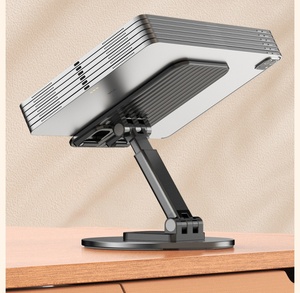 Giá đỡ máy tính để bàn di động, có thể điều chỉnh chiều cao, gấp gọn, giá đỡ bàn xoay 360 độ, giá đỡ điện thoại di động để bàn - Product Image 5