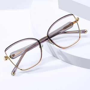 MS 92633 Nouvelle Arrivée Lunettes Anti-Lumière Bleue Oeil de Chat pour Femme Branches Minimalistes Finition Polie Tendance Polyvalentes Usage Quotidien - Product Image 2