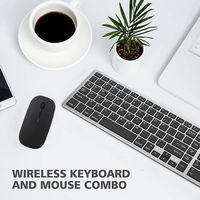 Kombo Keyboard dan Mouse Nirkabel 7 Warna Backlit dan Keyboard Nirkabel Fungsi Tinggi Satu Kabel untuk Mouse dan Keyboard