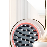 Appareil de massage électrique à brosse Meridian de 9e génération, brosse de massage à 40 niveaux, charge sans fil pour le cou