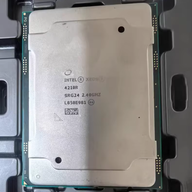 Hot Selling Used Xeon Silver 4210R (2.4GHz/10-core/100W) Processor FCLGA3647 Socket CPU SRG24