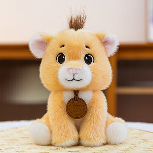 Juguetes de Peluche de Animales de la Selva de Primera Calidad, con Peso, <span class=keywords><strong>para</strong></span> Aliviar el Estrés, León, Suricata, Oso, Vaca, Elefante, Jabalí, Relleno de Algodón PP, Regalo - Product Image 5