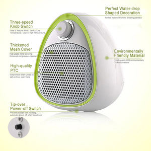 Thiết kế phổ biến an toàn vật liệu nhựa Máy tính để bàn nóng eco-frindly điều chỉnh nhiệt fan hâm mộ nóng - Product Image 2