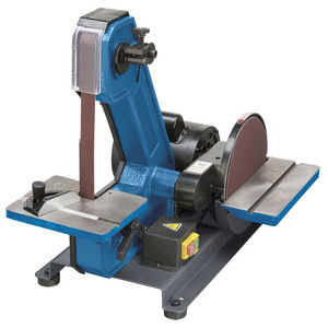 Fervi เครื่องขัดสายพานแนวตั้งพร้อมเครื่องจักรงานไม้แผ่นดิสก์ - Product Image 1