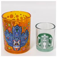 Tasse en verre changeante de couleur-modèles personnalisables disponibles