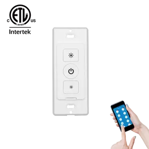 ETL aprovado 300W Saída Triac 0-10V Vida Inteligente Tuya Wall Dimmer Wifi Dimmer trabalhar com Alexa Google Home