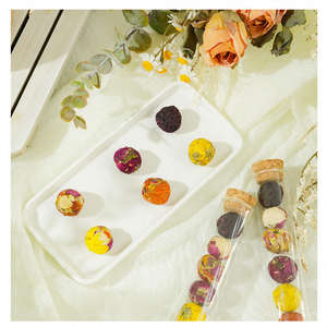 Thé en boules de fleurs séchées de qualité supérieure OEM, magnifique design de <span class=keywords><strong>dragon</strong></span> de fleurs, thé spécial santé, 3g*6/<span class=keywords><strong>tube</strong></span>, emballé en bouteille - Product Image 4