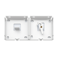 Support carré manuel de 3 pouces pour fascia de 3 pouces Vente en gros de composants de stores de haute qualité Support de support en métal