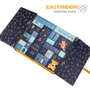 Cosmetic <strong>Christmas</strong> Custom Advent Calendar Packaging Cardboard Gift Surprise <strong>Box</strong> - Product Image 2