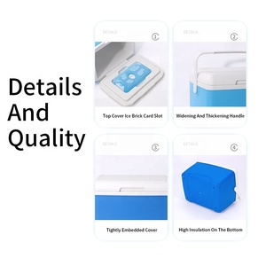 Cb9004 5L <span class=keywords><strong>6L</strong></span> 8L 13L 22L 26L 28L PU xách tay mini ngoài trời thông minh giữ tươi và ấm áp Băng hộp mát cho cắm trại - Product Image 2
