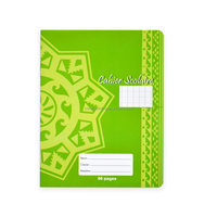 Fournitures scolaires Cahier d'exercices pour étudiants 17X22cm 96 pages
