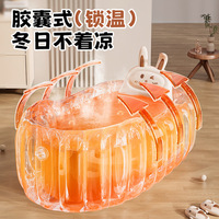 Baignoire de natation pour bébés Piscine gonflable extérieure portable pour enfants Baignoire pour enfants Bassin de douche pliable pour nouveau-nés