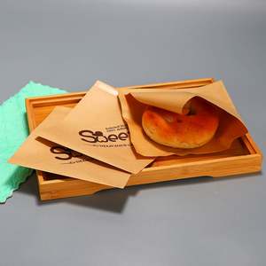 Bolsa de Papel Triangular Personalizada con Doble Abertura, Resistente al Aceite y a la Grasa, para Pan, Waffles, Hamburguesas, Sándwiches y Donas - Product Image 6