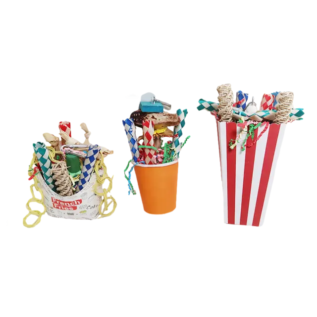 Vogel Happy Candy Cup Zerreißen Lebensmittel suchen Karneval Favor Box Papagei Spielzeug