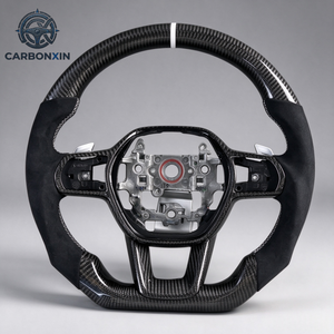 พวงมาลัยคาร์บอนไฟเบอร์แบบกำหนดเองสำหรับ Honda Civic รุ่นที่ 11, CRV รุ่นที่ 11, Type R, S, Acura Integra, RSX, Accord ปี 2022 2023 2024 - Product Image 4