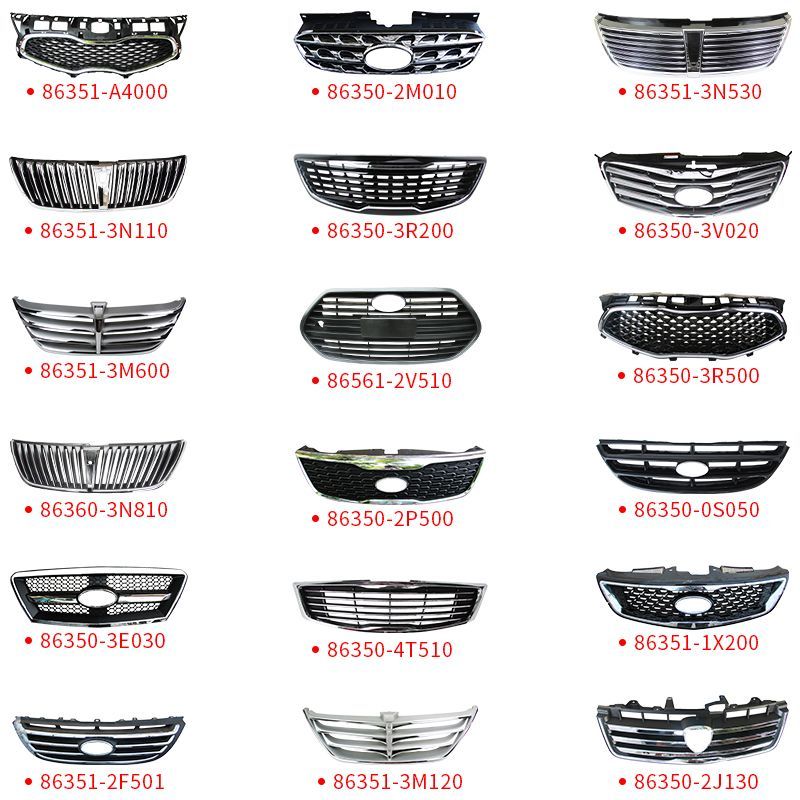 Auto Body Parts Radiator Grille for Hyundai & Kia | Front Grille Chrome ...