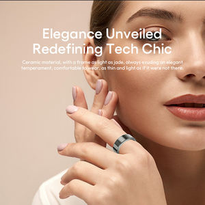 JCring X5B Schwarz APP Control Smart ring Fitness-und Schlaf-Tracker Smart Health Ring mit Android IOS Phone Sdk App für Männer Frauen - Product Image 2