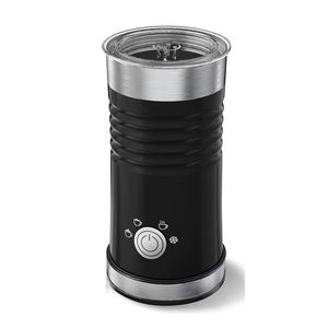 Mousseur à lait automatique portable blanc de qualité alimentaire 4-en-1, mini mousseur à lait électrique noir avec réglage de mousse chaude et froide - Product Image 3