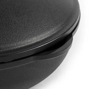 Smartpan Black Die Cast Aluminum Non Stick Frying Pan Ceramic Pot With Steamer Rack Induction Base
