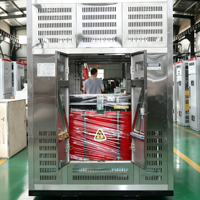Hengdiantong SCB12-1600/10 Dökme Reçineli Kuru Tip Trafo 10kV 220V Tamamen Alüminyum Epoksi Üç Fazlı Düşük Gürültülü OEM ODM İç Mekan CE