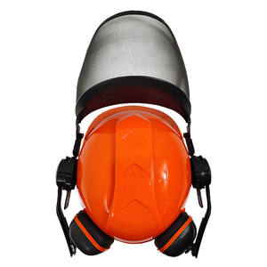 Sturdyarmor <span class=keywords><strong>Tondeuse</strong></span> de jardin Bouclier facial et cache-oreilles Couverture complète Casque de sécurité forestier 3-en-1 pour le travail à la tronçonneuse - Product Image 5