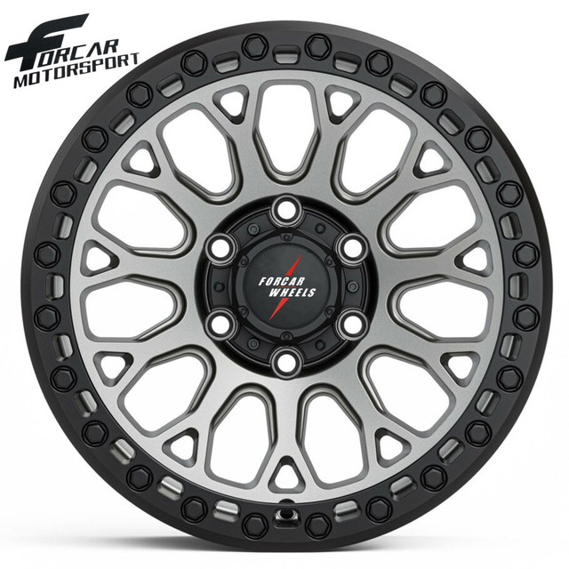 High-Quality 17 18 Inch New Alloy Wheel Offroad PCD 6X139.7 5X127 5X150 Car 4X4 Rims